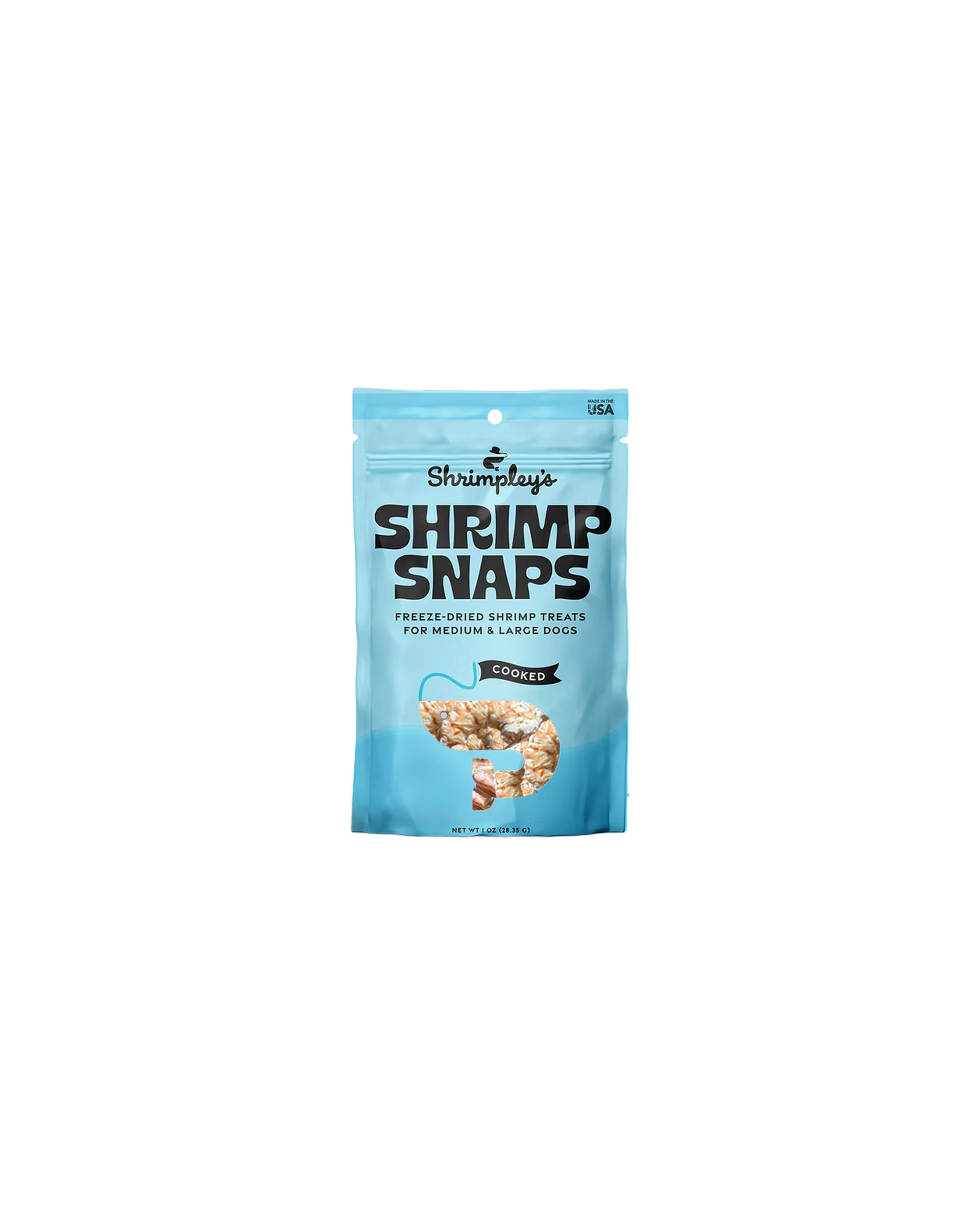 Freeze Dried, Cooked and Peeled Shrimp for Medium and Large Dogs