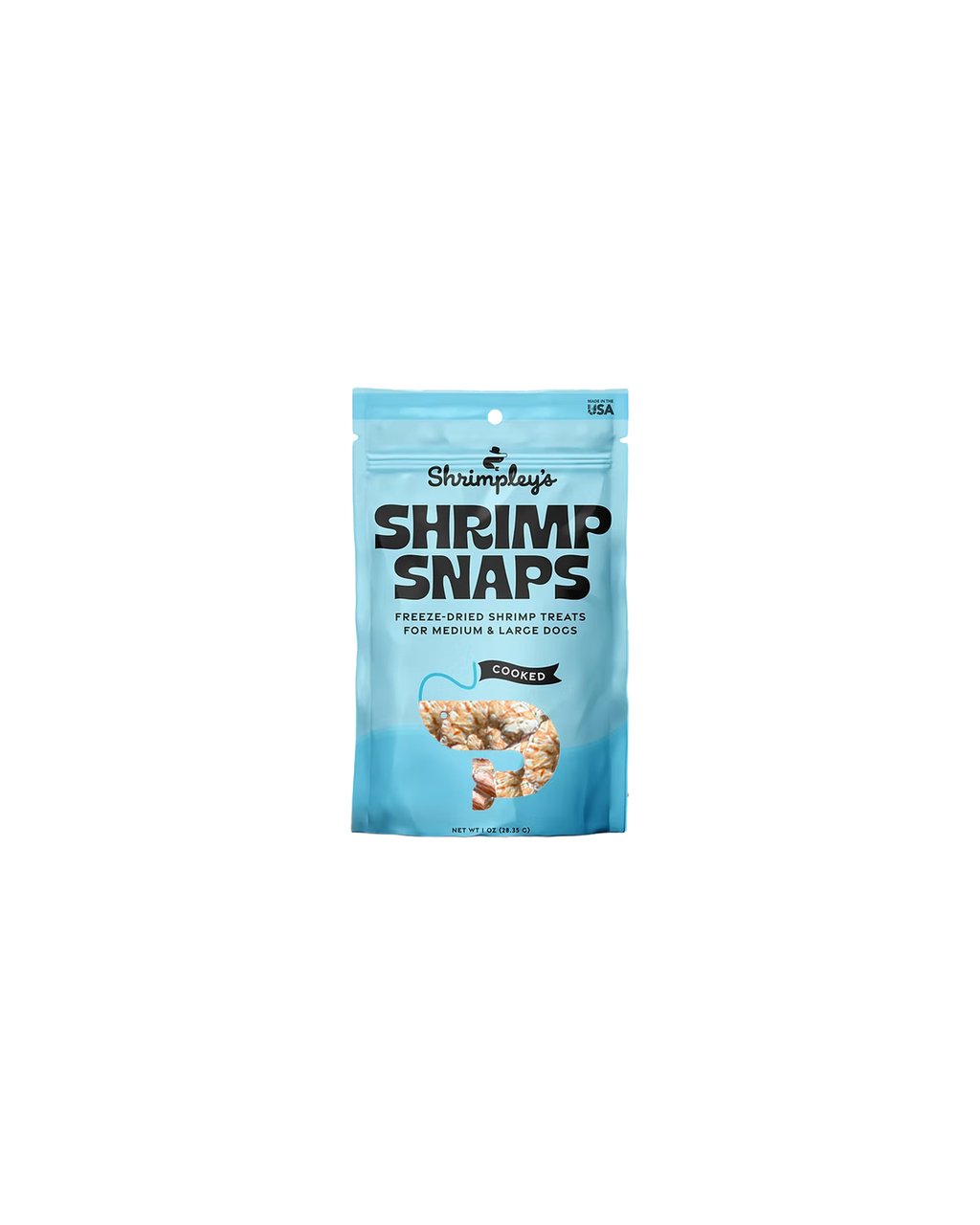 Freeze Dried, Cooked and Peeled Shrimp for Medium and Large Dogs